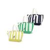 Stripe Canvas Big Tote Bag 3957 3 Types Choose 1