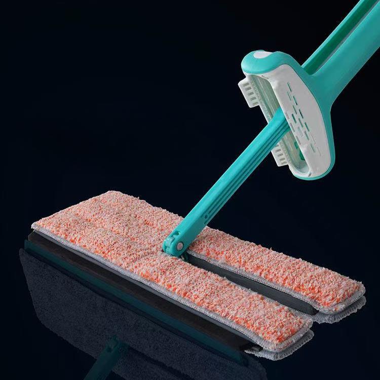 Double Sided Flat Magic Mop Telescopic Hand Push Sweepers Hard Floor Cleaner Lazy Vassoura Switch Clean Self-wringing Ability