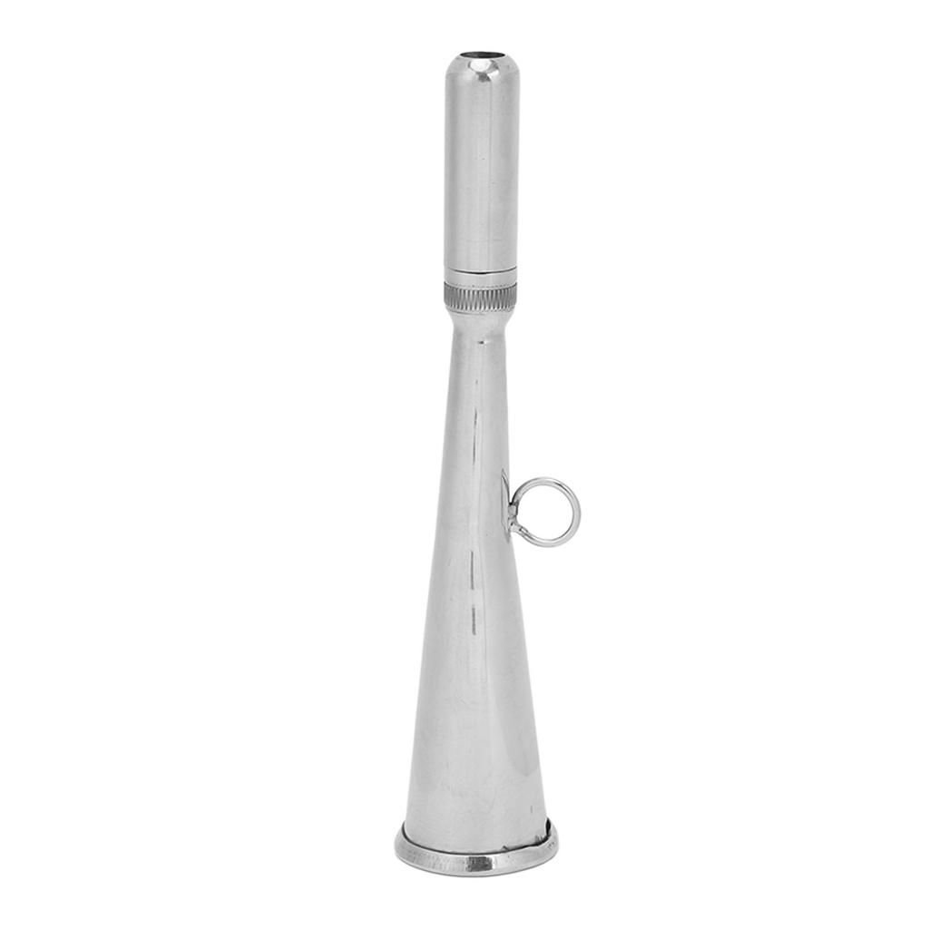 Fog Horn Removable Mouthpiece Stainless Steel Clear Sound Lightweight Portable Handheld Foghorn for Marine Boats