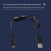 USB Charging Data Switches Cable, USB To Mini USB Charge Cable with ON/Off Switches for Hard Drive Camera Tablet Phone
