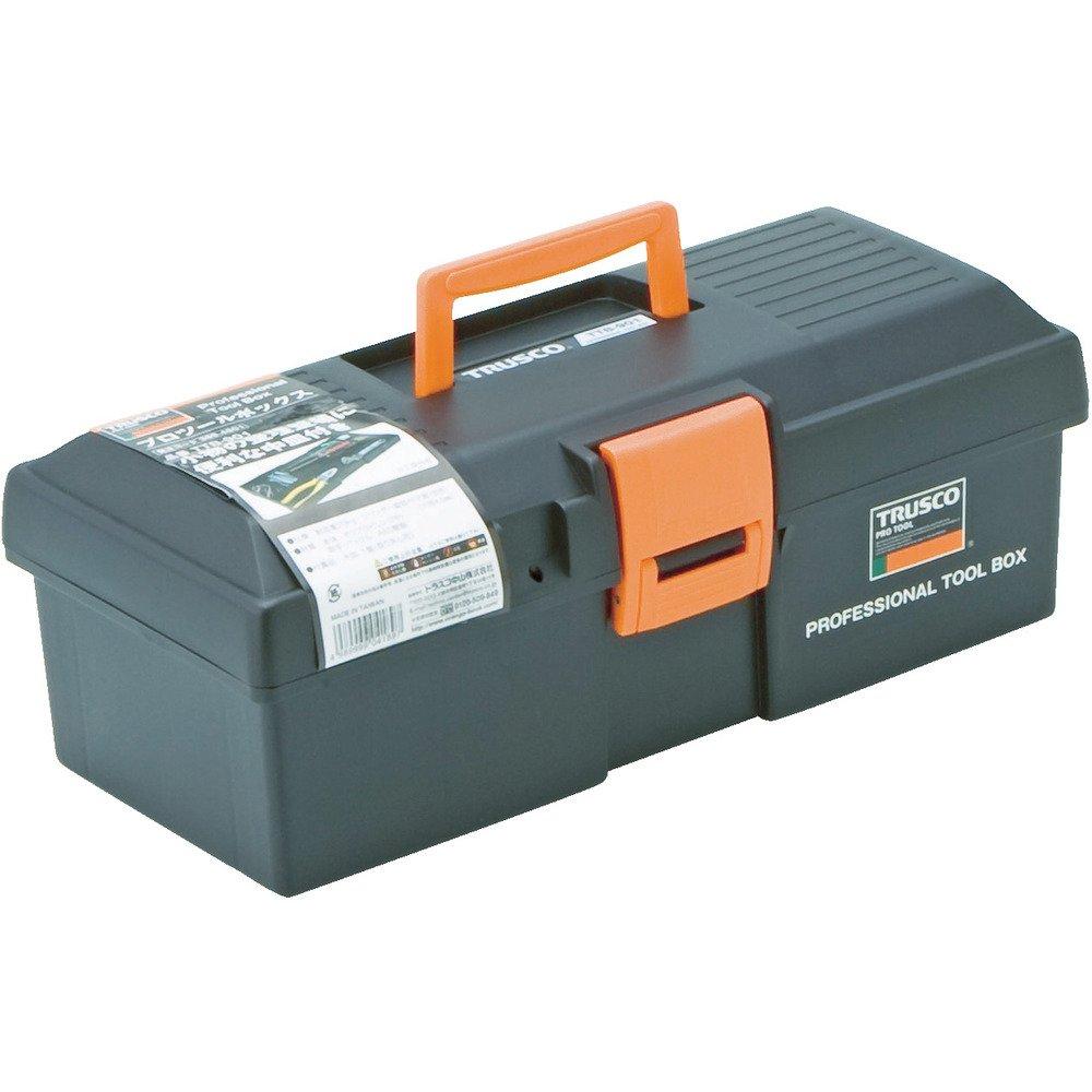 

TRUSCO Pro Tool Box Black/Orange 380 x 178 x 145mm TTB-901