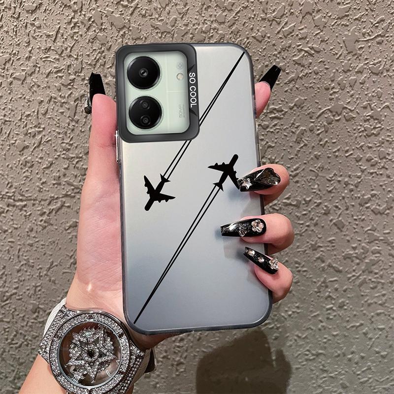 Schutzhülle mit Schmetterlingsmuster für Redmi 13C 4G 5G 12C 10C A1 A2 Plus 9 9A 9i Note 10 11 12 für Xiaomi 11 Lite NE Poco X3 NFC Pro Stoßfeste Stoßstangenabdeckung