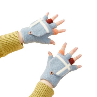 Winterhandschuhe für Handy, Kinder und Damen, blau