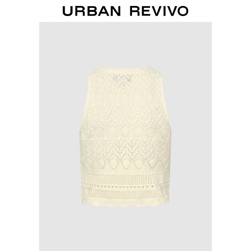 

UR Women s Bohemian Sleeveless Knit Crop Top L