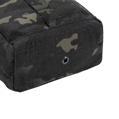 EXCELLENT ELITE SPANKER Dump Pouch, Nylon Garbage Bag/Magazine Holder, Military Pouch, Foldable Waist Bag, MOLLE Compatible, Large Capacity, Convenien
