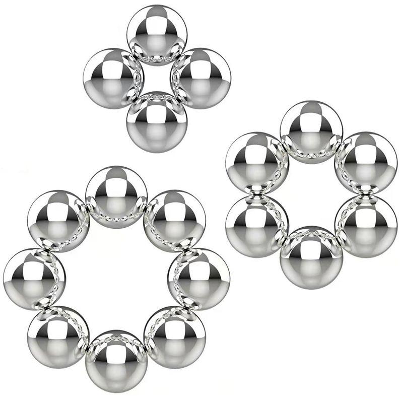 MINI permanent starke magnetische SM Erotik Nippelklemmen kleine magnetische Stahlperlen weibliche Brustwarze Klitorisklemmen Nippelklammern männlicher Verriegelungsspermaring