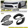 Front Bumper Fog Lamps Cover Grille Brackets Fit 15-17 Dodge Charger 68280493AA