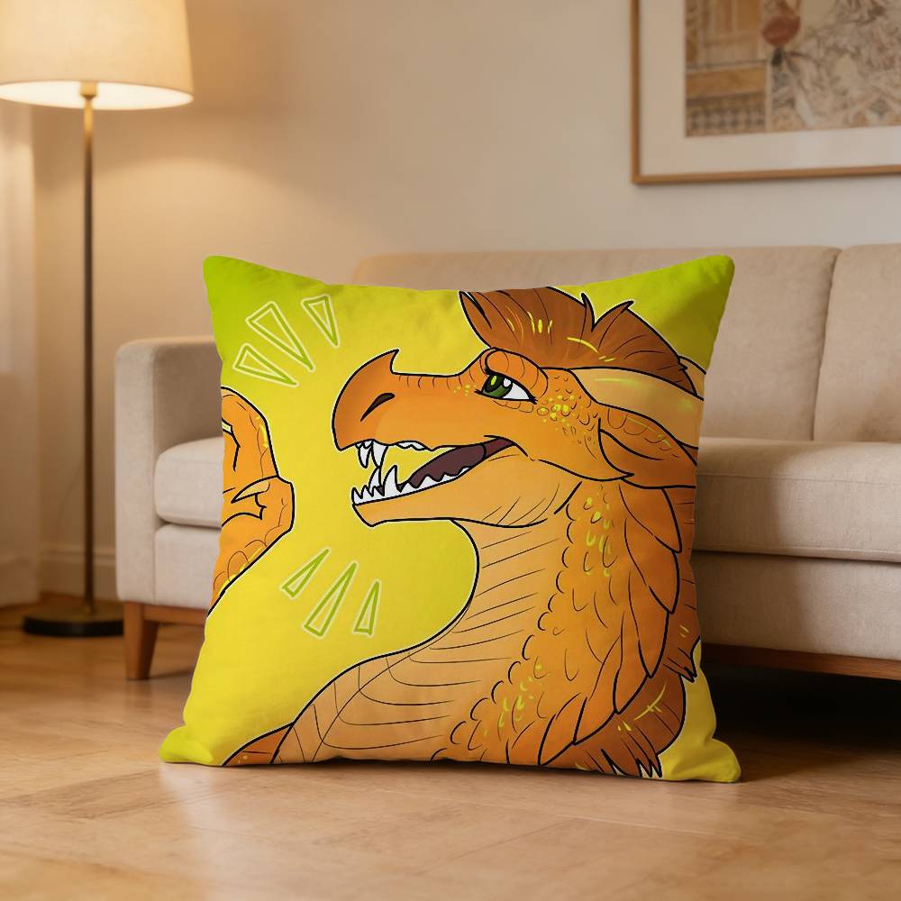 WWings of FFire Dragon Pillow Case Pattern Printed Pillowcase For Living Room Sofa Cushion Cover