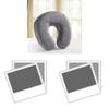 Luxurious Memory Foam U-shaped Travel Pillow With Plush Crystal Velvet Cover