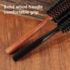 Boar Bristle Round Hair Brush Curling Volumizing Detangling Portable Hair Straightening Brush Men Women Hair Comb