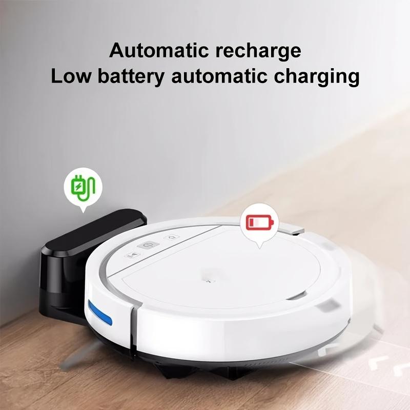 Robot Vacuum Cleaner-Powerful Suction,3000Pa Suction,120 Min Runtime,Self-Charging Robotic Vacuum, 2.4GHz WiFi/App/Alexa Control