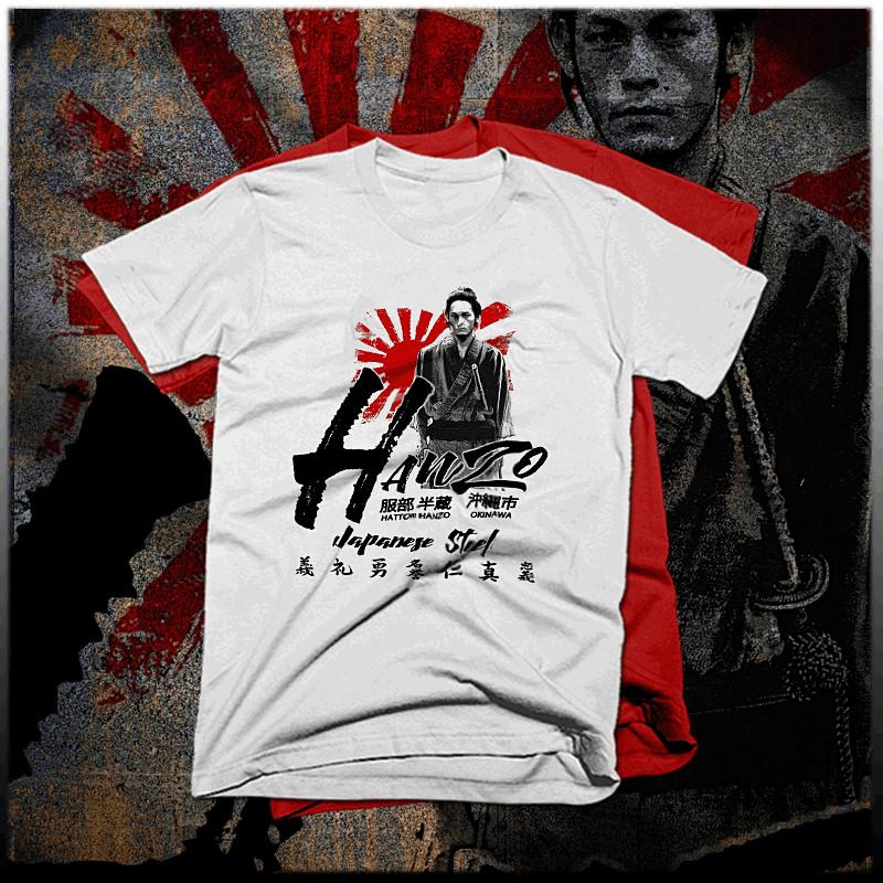 

Samurai T-Shirt deadly warrior with sword Bushido Code Japanese Ronin sunrise XL