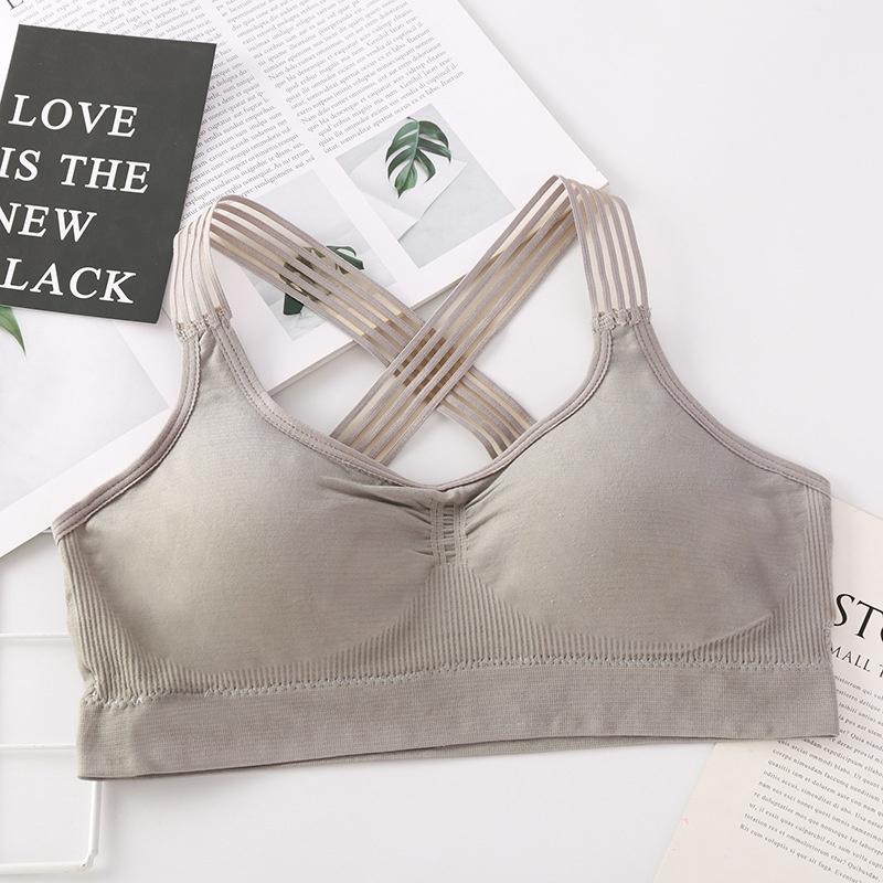 Breathable Athletic Fitness Running Gym Vest Tops Sportswear Bras Women YogaSport Bra Women Shockproof Sexy Back Sports Bras