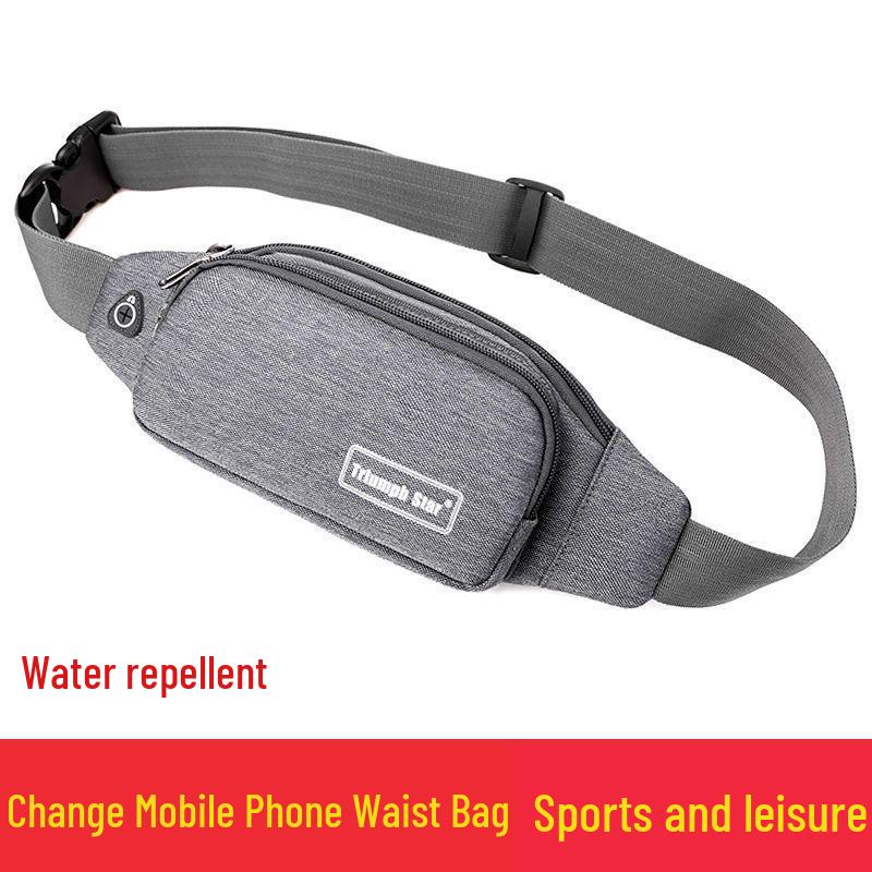 Unisex Waterproof Fanny Pack: Multifunctional Coin Purse, Mobile Phone Holder, Lightweight Running Bag for Sports