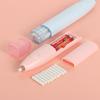 Electric Sketch Eraser Pen with 10pcs Refills Auto Rotating Battery-Powered for Artists/Drawing Students Sketching Highlighter Erase Pencil Tool