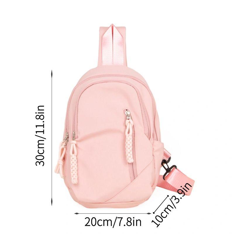 Chest Bag Shoulder Bag Women Sling Crossbody Bag Messenger Half Moon Waist Pack Bag Unisex