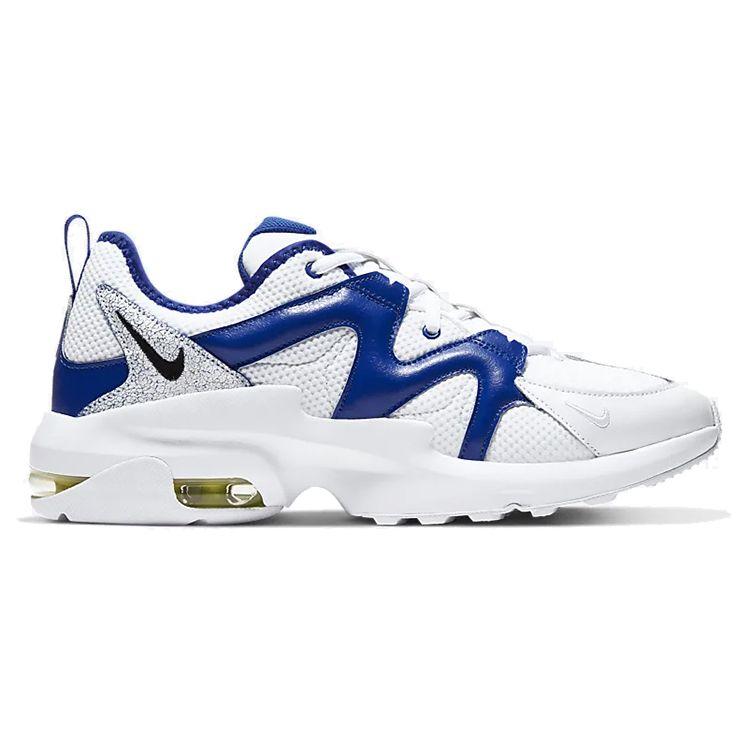 Nike Air Max Graviton Comfortable Fabric Low Top Casual Running Shoes Unisex Sneaker White Blue Silver AT4525-103