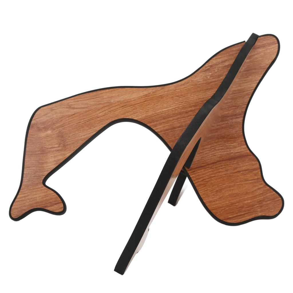 Ukulelenständer Holz Abnehmbare Gitarren-Ausstellungsständer Tragbarer Saiteninstrument-Halter Gelb