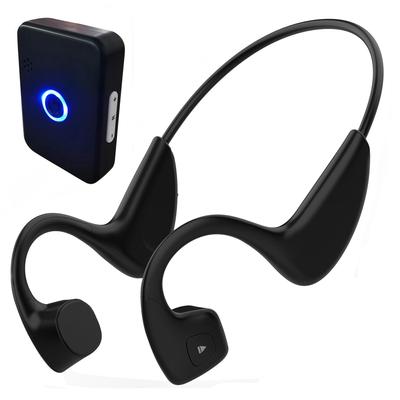 Kaulų laidumo garso kolektorius Bluetooth TV ausinės Sportinės ausinės Garso rinkimo mikrofonas su siųstuvu Automatinis susiejimas Nevargina ausis