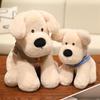 Labrador Puppy Plush Doll - Cute Sitting Pose Pillow for Girls