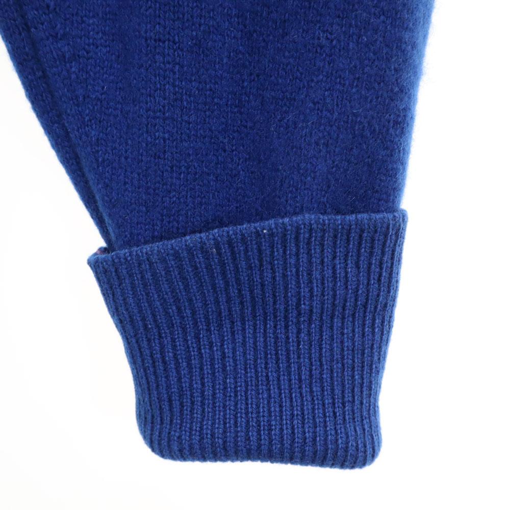 Aquascutum 70s 80s 100% Cashmere Vintage Long Sleeve V Neck Sweater Knit Women Used