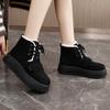 KT Thick-soled Snow Boots Winter New Velvet Warm Non-slip Short Boots Comfortable Thickened Cotton Shoes