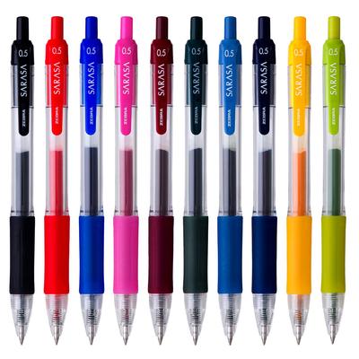 Zebra Sarasa Gelschreiber, 0,5, 10-Farben-Set, JJ3-10C-AZ