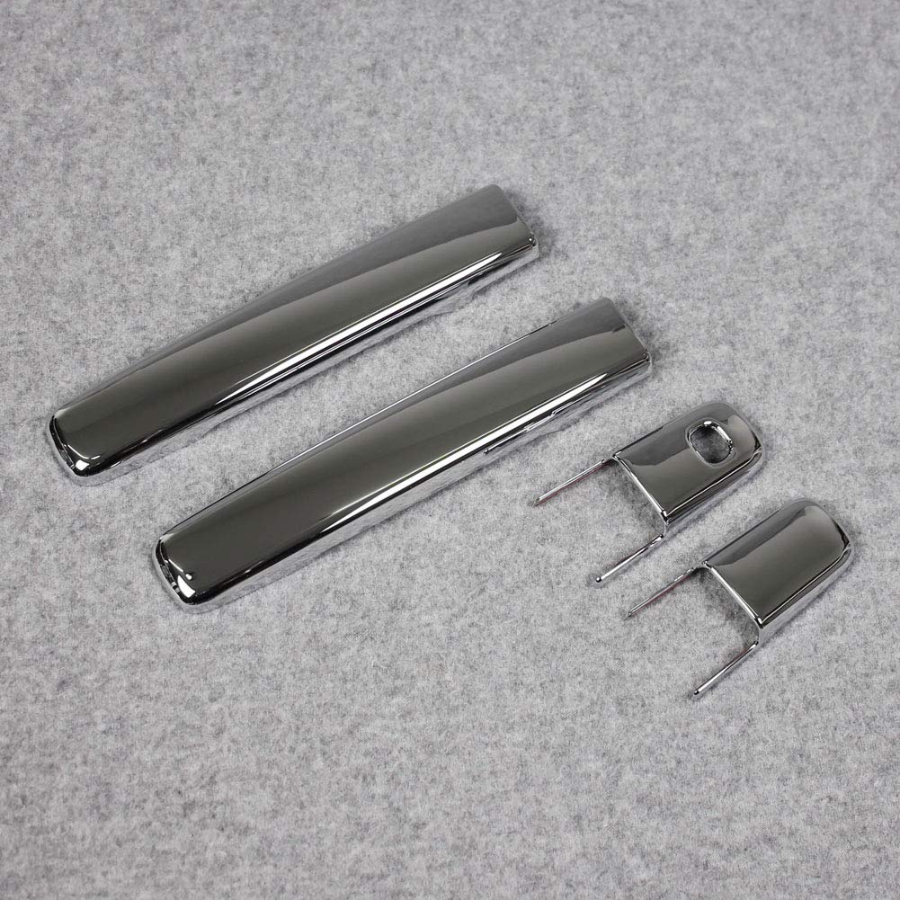 RUIQ Chrome Outer Door Handle Covers for Mitsubishi EK X and EK Wagon B30 Specially Designed for the Mitsubishi EK X and EK (Full Coverage) Series.
