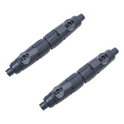 ST TS Double Tap Water Supply/Drain, Set of 2, External Filter Hose Connection, Universal Threaded Connector Joint (12mm, 2pcs)
