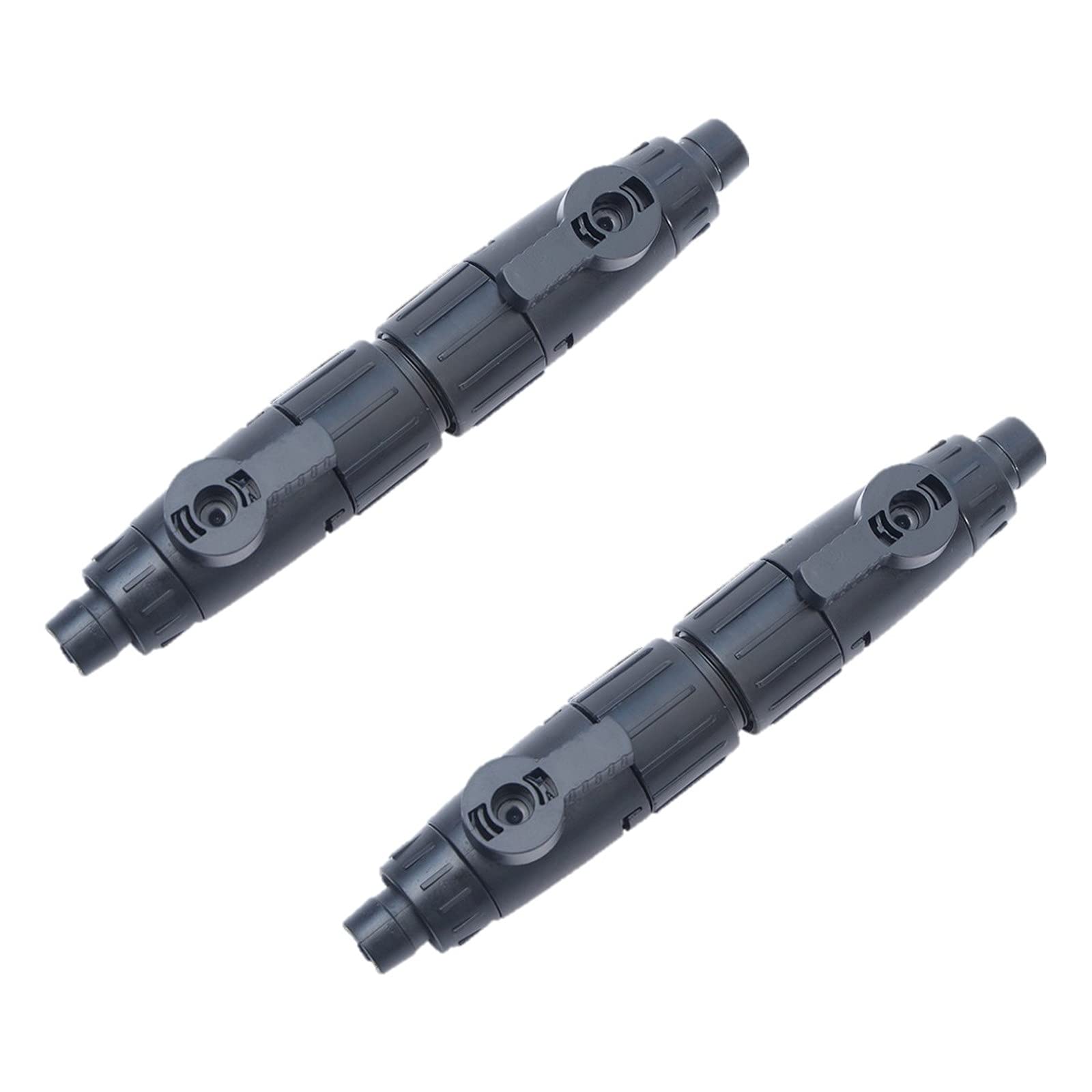 

ST TS Double Tap Water Supply/Drain, Set of 2, External Filter Hose Connection, Universal Threaded Connector Joint (12mm, 2pcs)