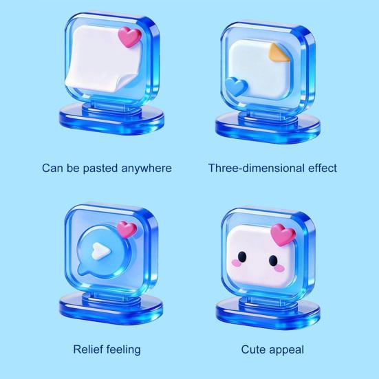 1/4Pcs Anti-Collision Sticker Soft Elastic Dog Belly Design Stress Relief Toy Kids Adults Portable Decompression Tool
