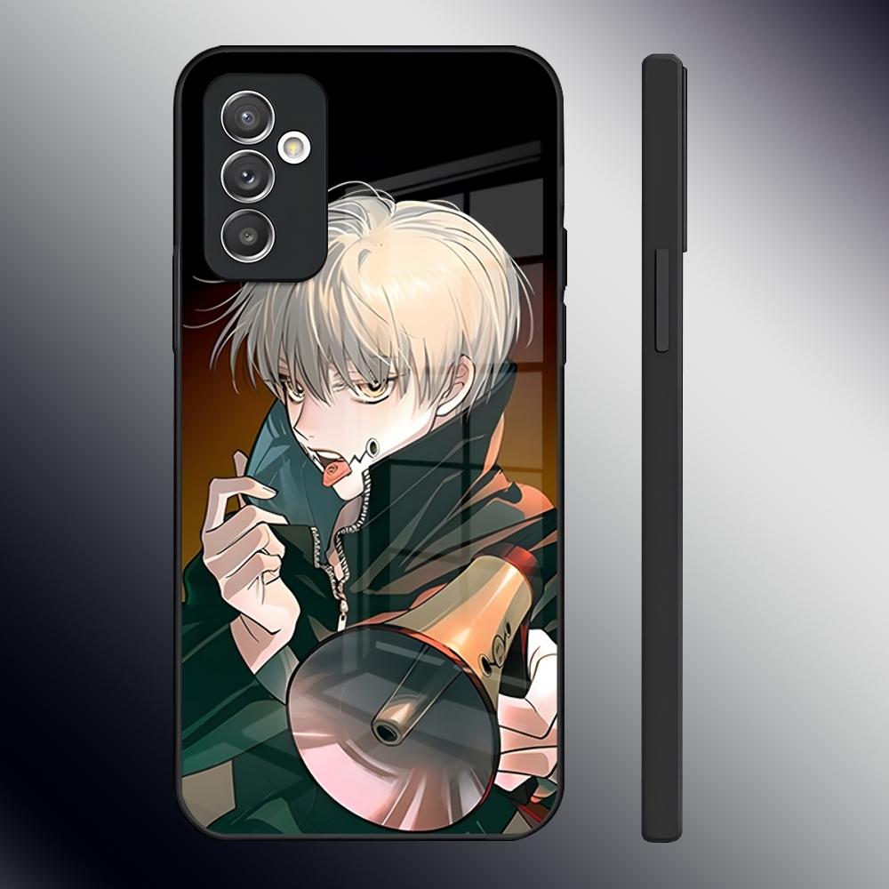 Jujutsu Kaisen Anime Inumaki Toge Handyhülle Für Samsung S24 Ultra S23 S22 S20 Fe S21 Plus A54 A34 A24 A53 A13 A16 Glasabdeckung