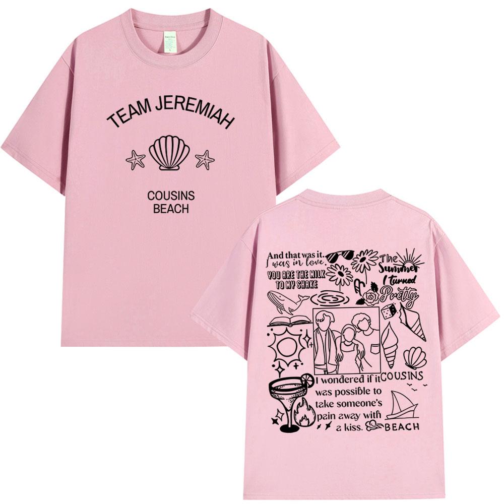 TV Play The Summer I Turned Pretty Team Jeremiah Cousins Beach Graphic Tshirt Men Women Casual Cotton T Shirts Oversized Tshirt