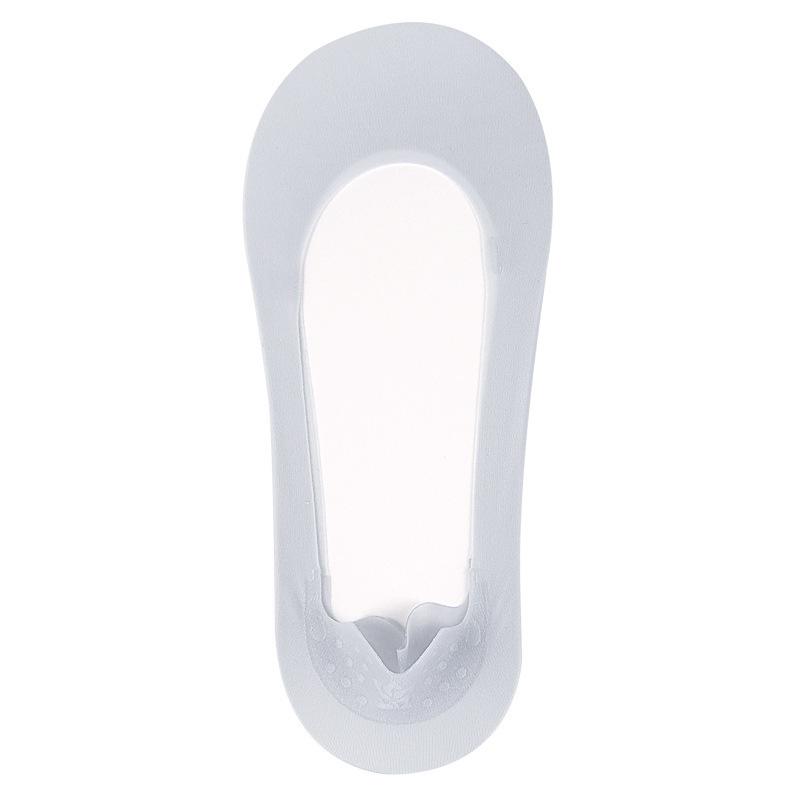 Summer Women's Arch Boat Socks Crescent Sponge Pad Shock Absorption and Pressure Relief Arbitrary Cutting Invisible Anti-slip Shallow Socks