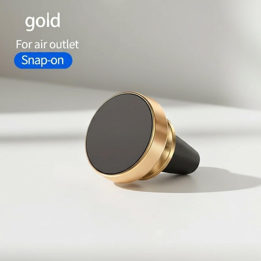 Magnetic Car Phone Holder Air Vent Mount Luxury Stand Adjustable Universal Smartphone Bracket Support