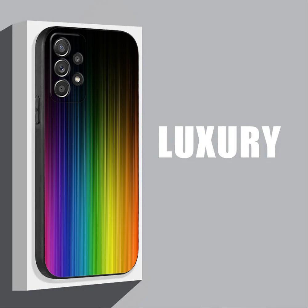LGBT For Samsung Galaxy A55 Case A54 A52S A53 A51 A34 A35 A33 A32 A50 A72 A71 A30 A7 A9 Case Soft Cover Rainbow Flag Gay Lesbian