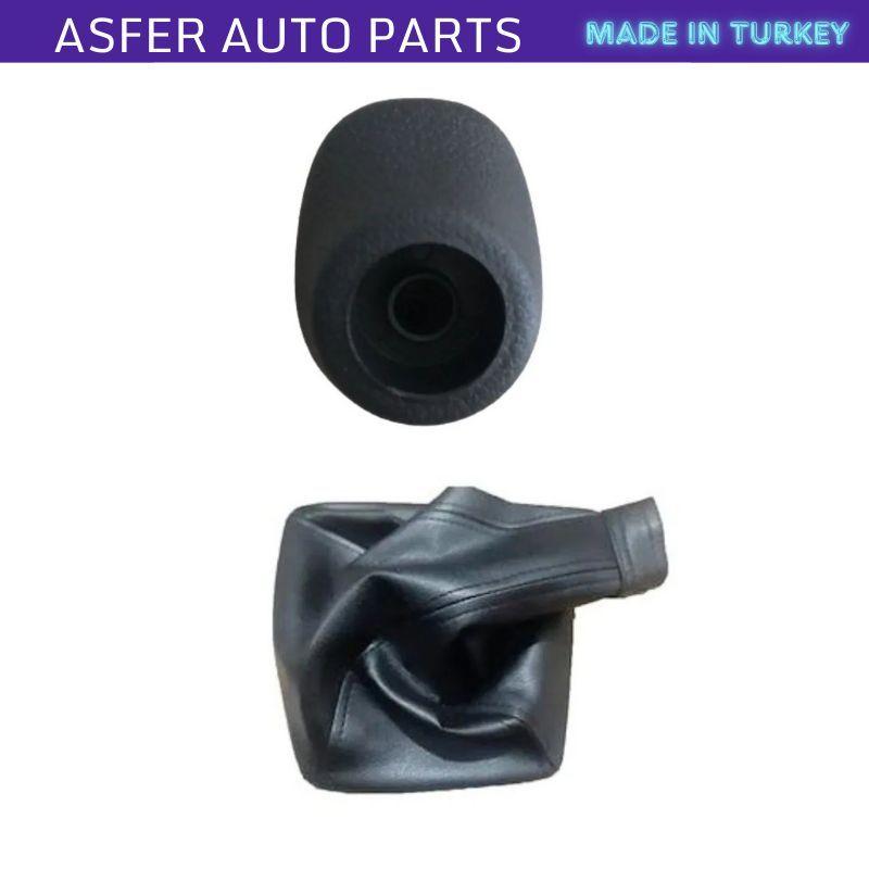 Gear Shift Knob and Boot Set 2pcs For Fiat Albea Palio OEM 735318915 735366066 735296159
