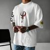 Devil Killer Mens Tshirt Akaza Douma Kokushibo Mens SpringSummer New Product Unisex Casual Tshirt