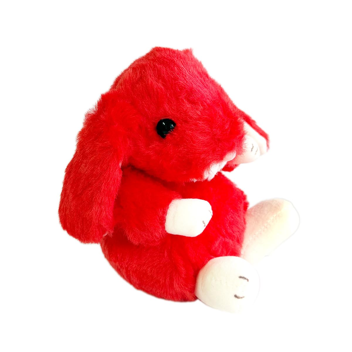 

S size Made in Japan Stuffed animal Starchild Rabbit 15cm Red Soft Lop-eared