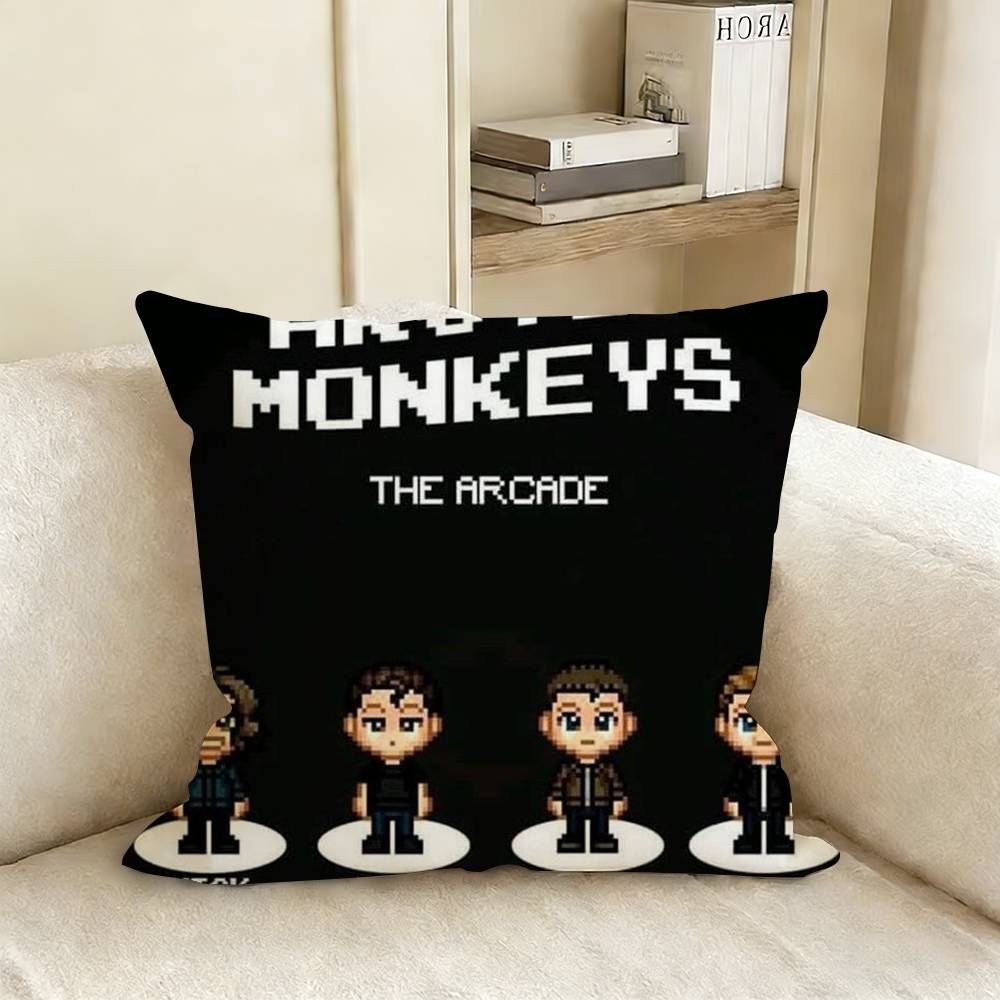 AArctic MMonkeys Band Pillow Cover Sofa Cushion Cover Home Room Decoration Children Gift