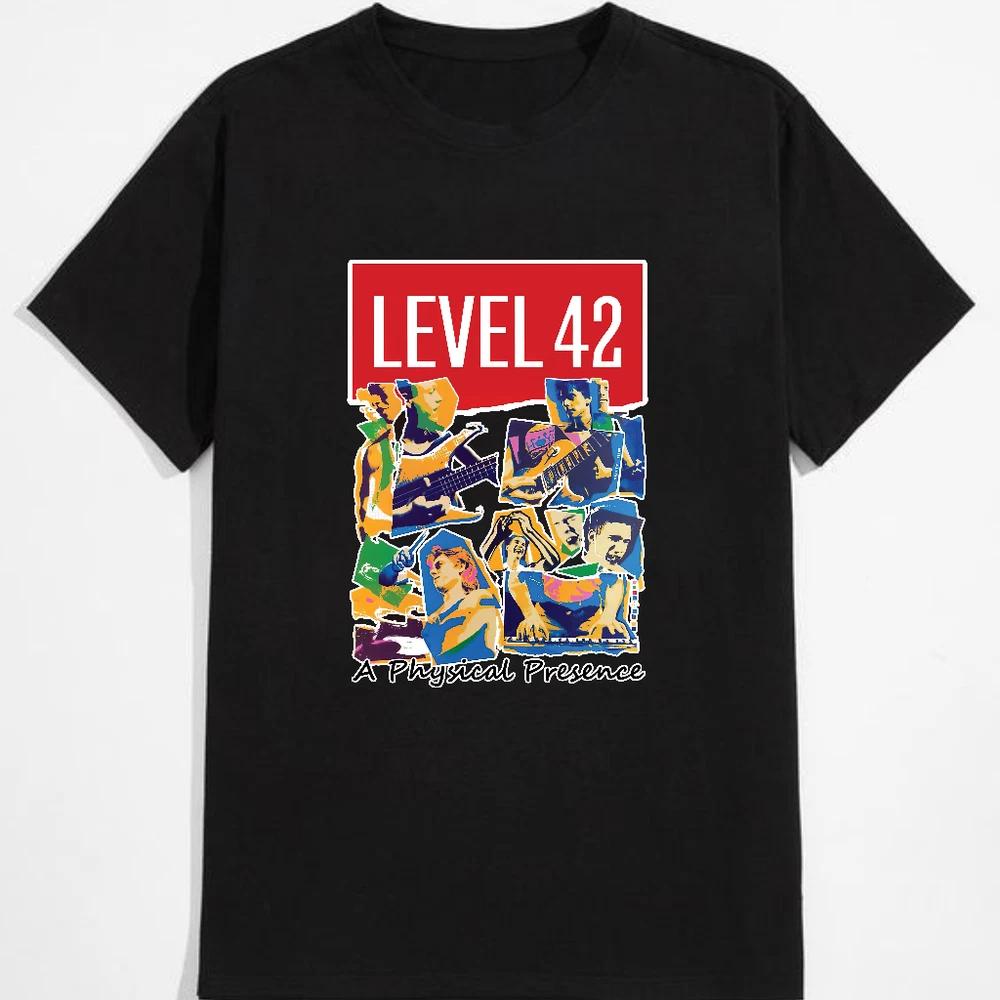 Level 42 Band Poster TShirt Gift for Fans Sizes S to 5XL S