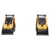 DIECAST MASTERS Smykem řízený nakladač Caterpillar CAT 272D2 Kompaktní pásový nakladač CAT 297D2, sada 2 kusů Dokončený produkt DM84647CS 1/64 &