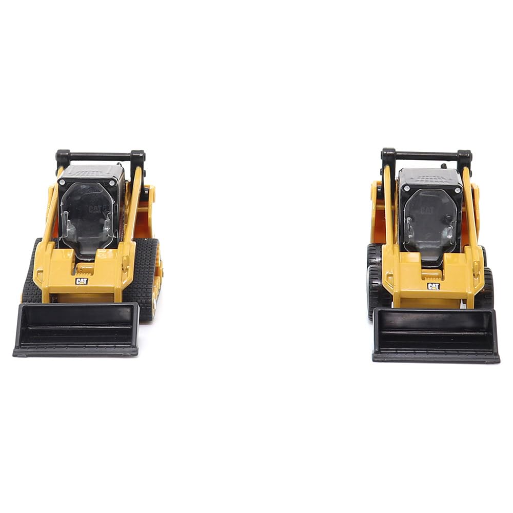 DIECAST MASTERS Smykem řízený nakladač Caterpillar CAT 272D2 Kompaktní pásový nakladač CAT 297D2, sada 2 kusů Dokončený produkt DM84647CS 1/64 &