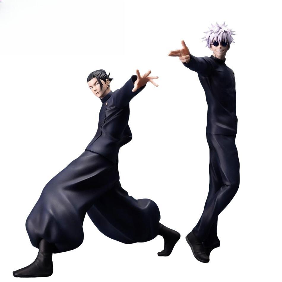 17cm Japanische Anime Jujutsu Kaisen Figur Gojo Satoru Actionfigur PVC Modell Spielzeug Sammlerstück Statue Stehend Kinder Geschenke