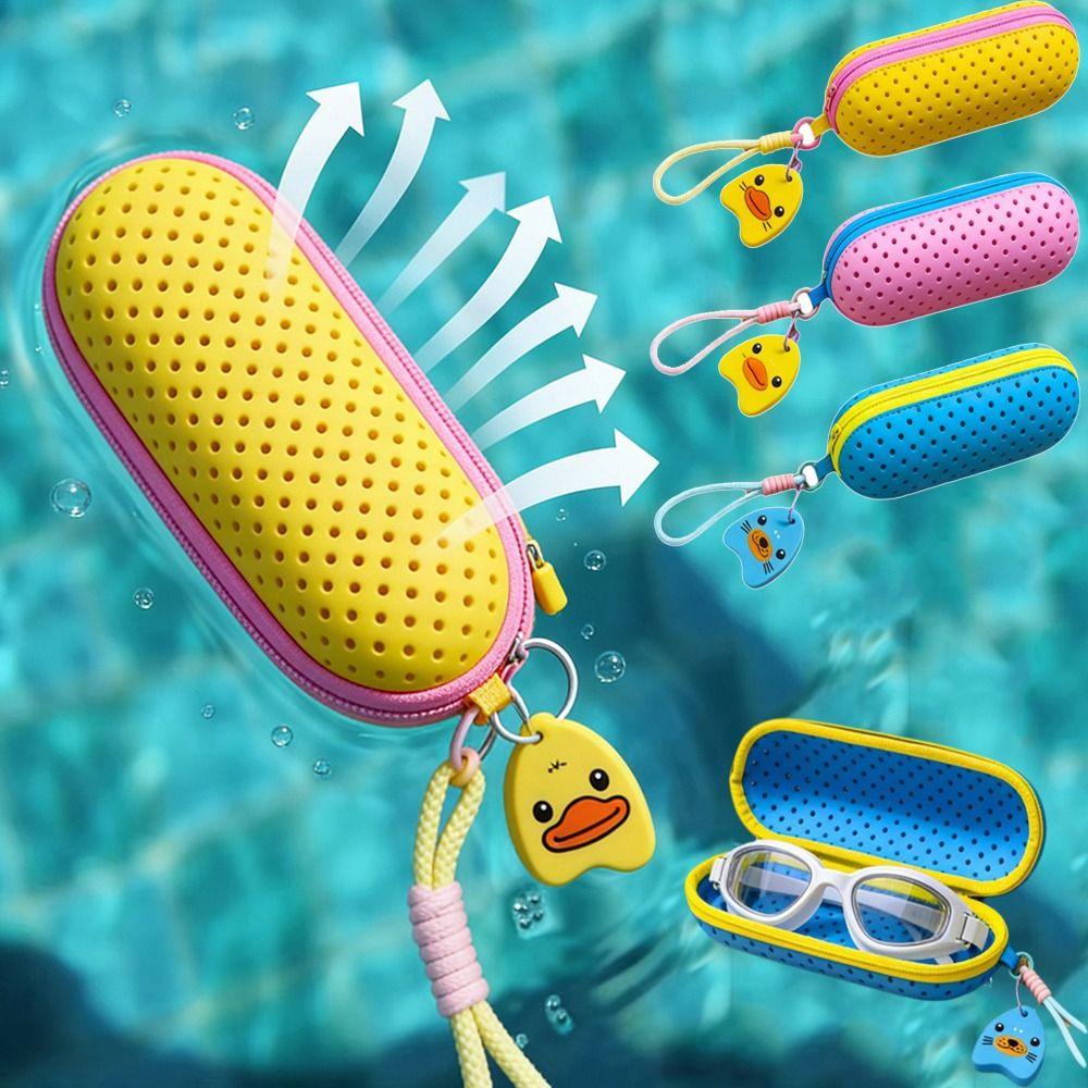EVA Material Swimming Goggles Case Soft Case Eyeglasses Organizer  All Ages