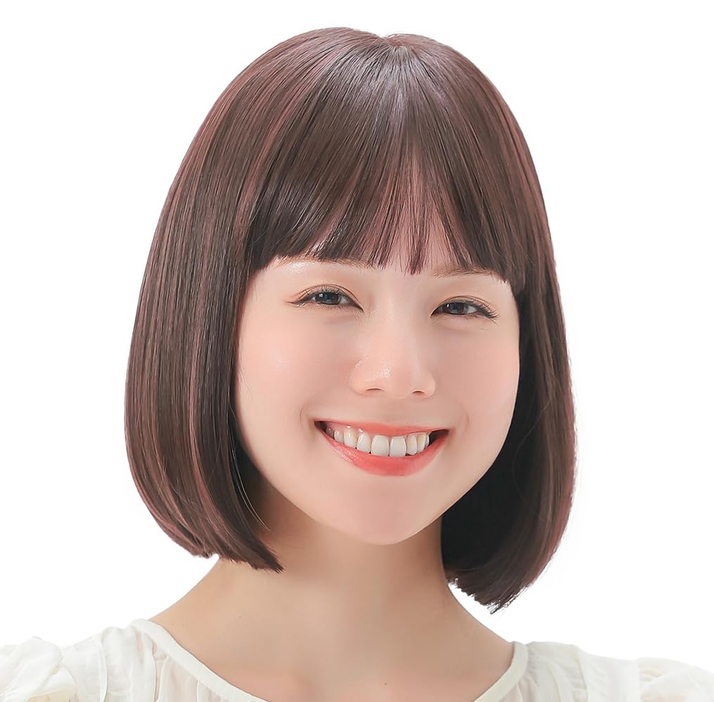 

Medical Full One Size Fits Most Cassis Brown pw128CAB [AQUADOLL] Wig, Wig, Bob, Women s Wig, CAB.