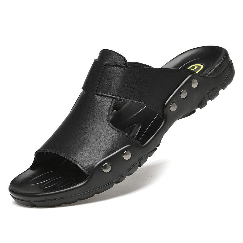 

Trendy Extra Wide Leather Sandals & Flip Flops for Men - Sizes 45 to 52 51 чорний