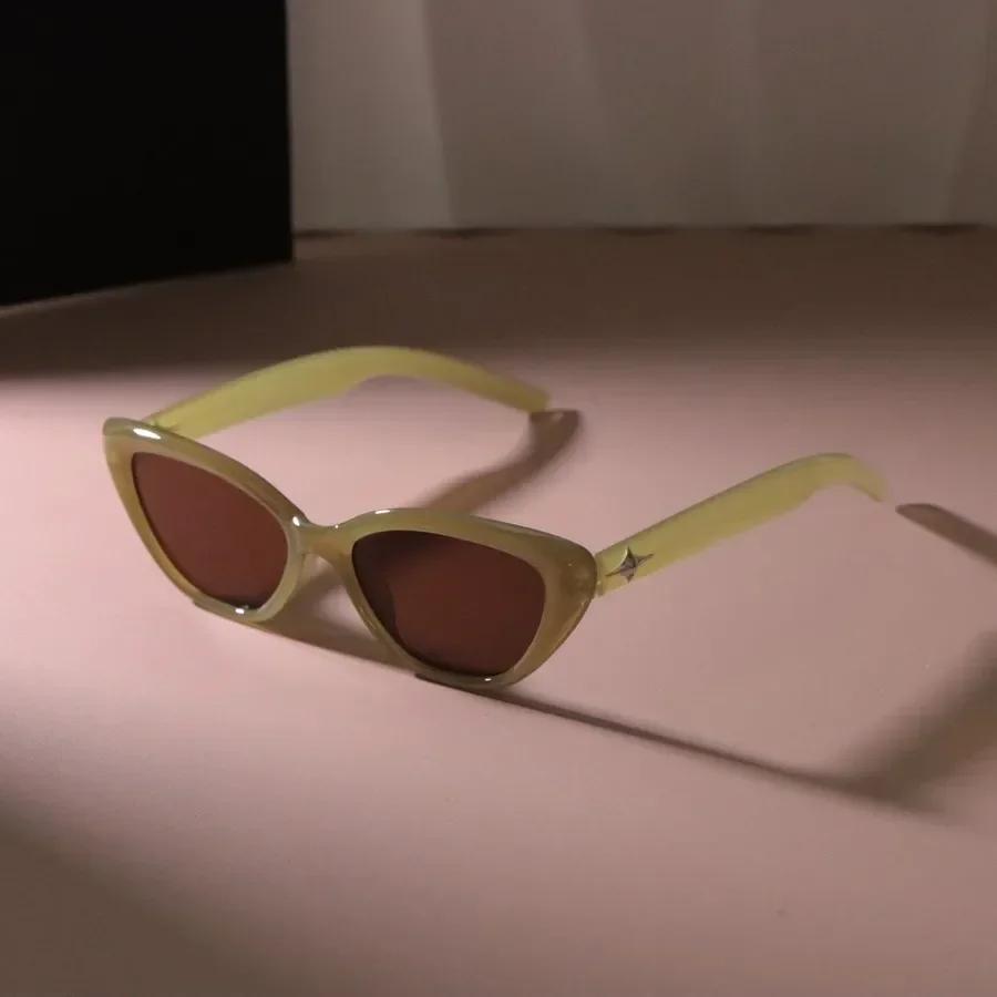 Casual Black Frame Cat Eye Sunglasses Women Men Sun Glasses Female Mirror Colors Designer Brand Fashion Luxurious Eyewear