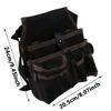 Heavy Duty Fabric Electrician Tool Bag With Multiple Pockets For Screwdrivers Pliers Long Lasting Use Easy Organization