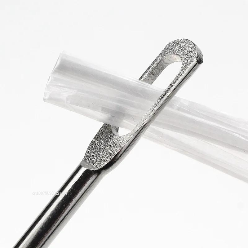 Gummibänder, Nähzubehör, DIY-Werkzeug, elastische Kordel, Seil, Einfädler, Clip, Nähschlaufen-Set, Schlaufenwender, Haken, flexibler Kordelzugfaden